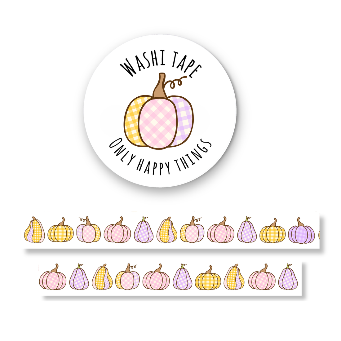 Washi-tape ruitjespompoenen
