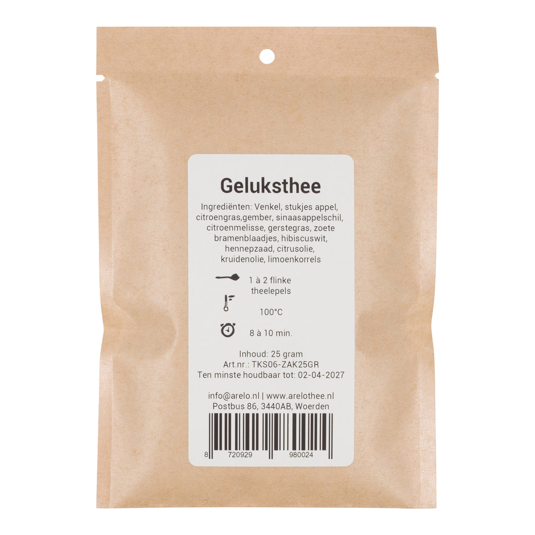 Geluksthee zakje - 25 gram