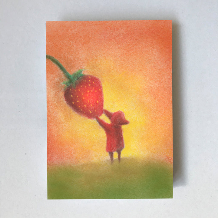 Sprookje 'Aardbei' Waldorf kaart | Kaart Lot Bouwes