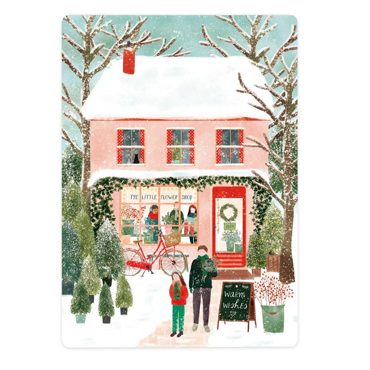 Kaart 'winter flowershop' | Kaart The Lemonbird