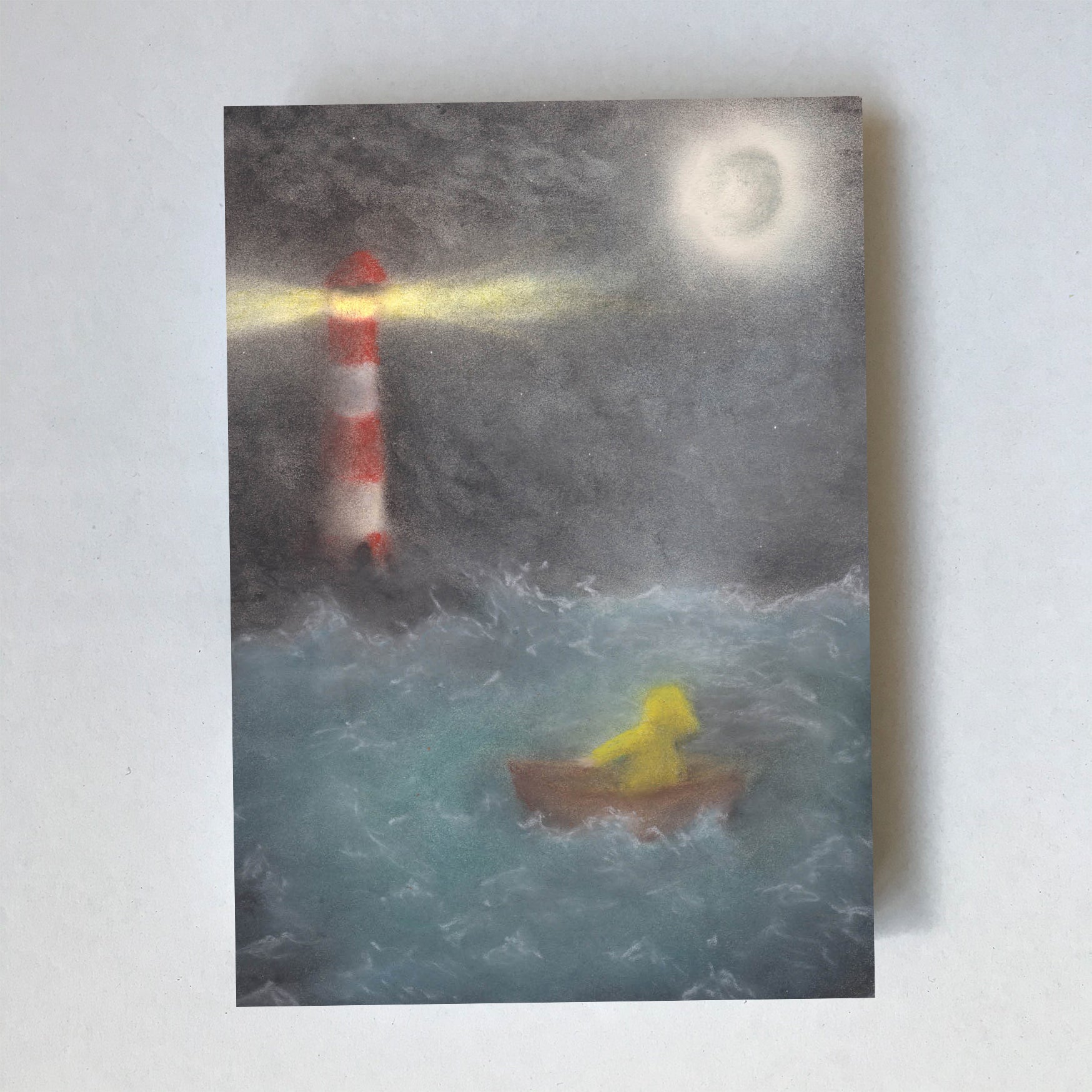 Sprookje 'Boot' Waldorf kaart | Kaart Lot Bouwes