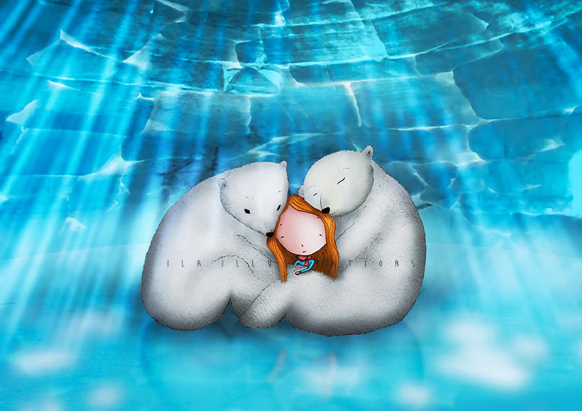 220 - Hug | Kaart Ila Illustrations