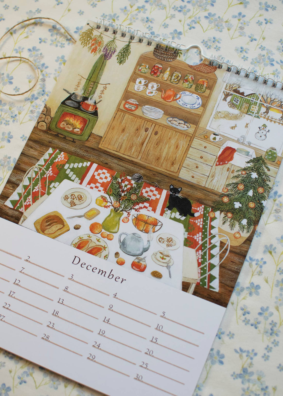 Vredige momenten verjaardagskalender: 21 x 29.7 cm (8.2 x 11.4 inches)
