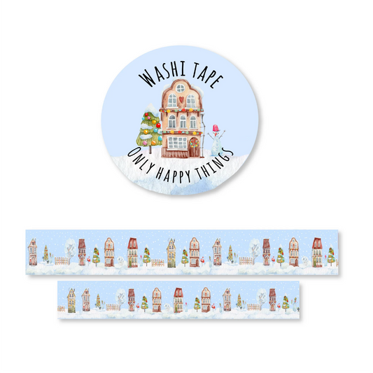 Winter Wonderland Cottages | Washitape Only Happy Things