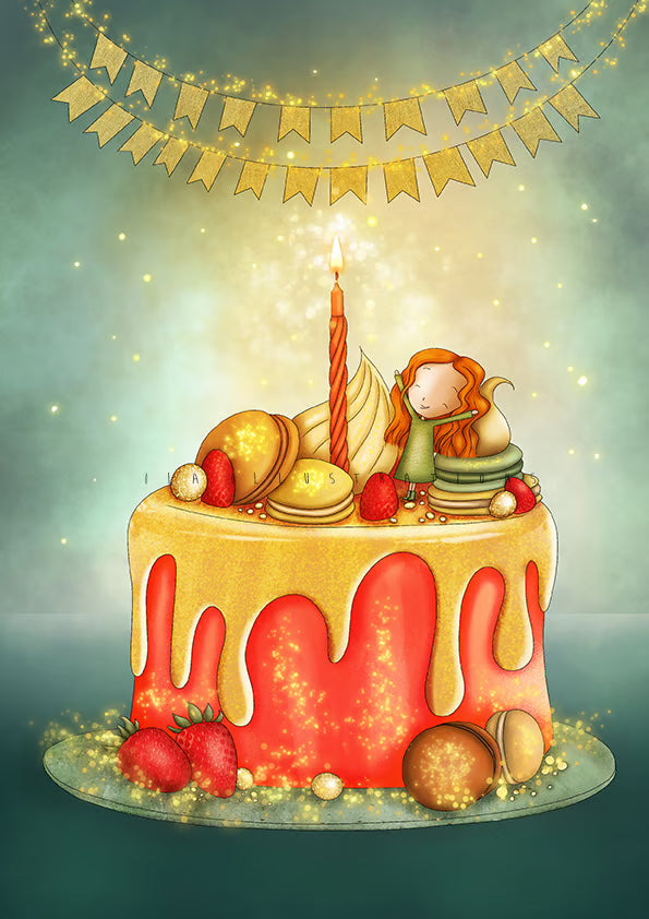 188 - Ila's Birthday | Kaart Ila Illustrations