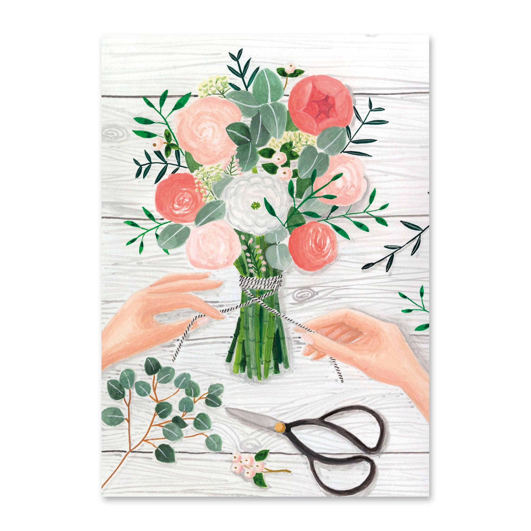 Ansichtkaart The Bouquet: Zonder envelop