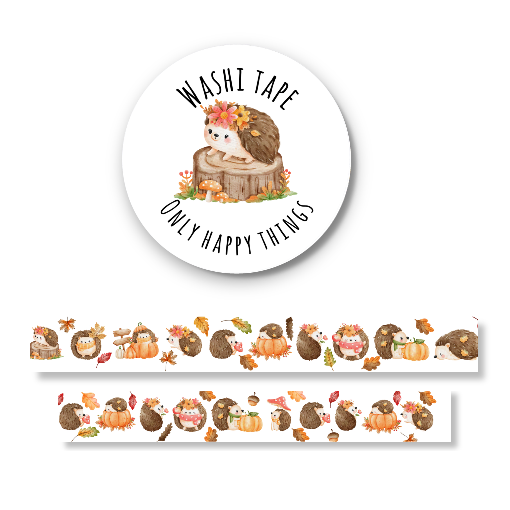 Washi-tape Herfstegels