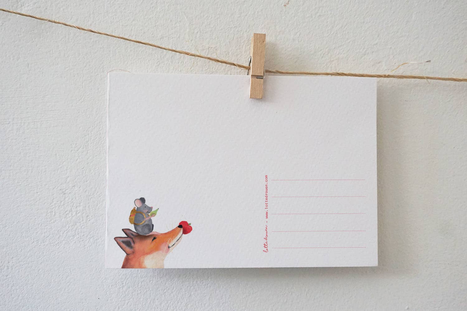 Kaart Fruit plukken | Kaart Lotte Drouen