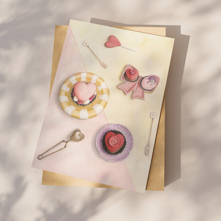 Ansichtkaart love patisserie | Kaart Appeloogje