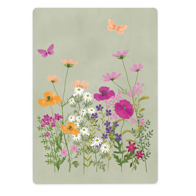 The Lemonbird kaart Fieldflowers | Kaart The Lemonbird