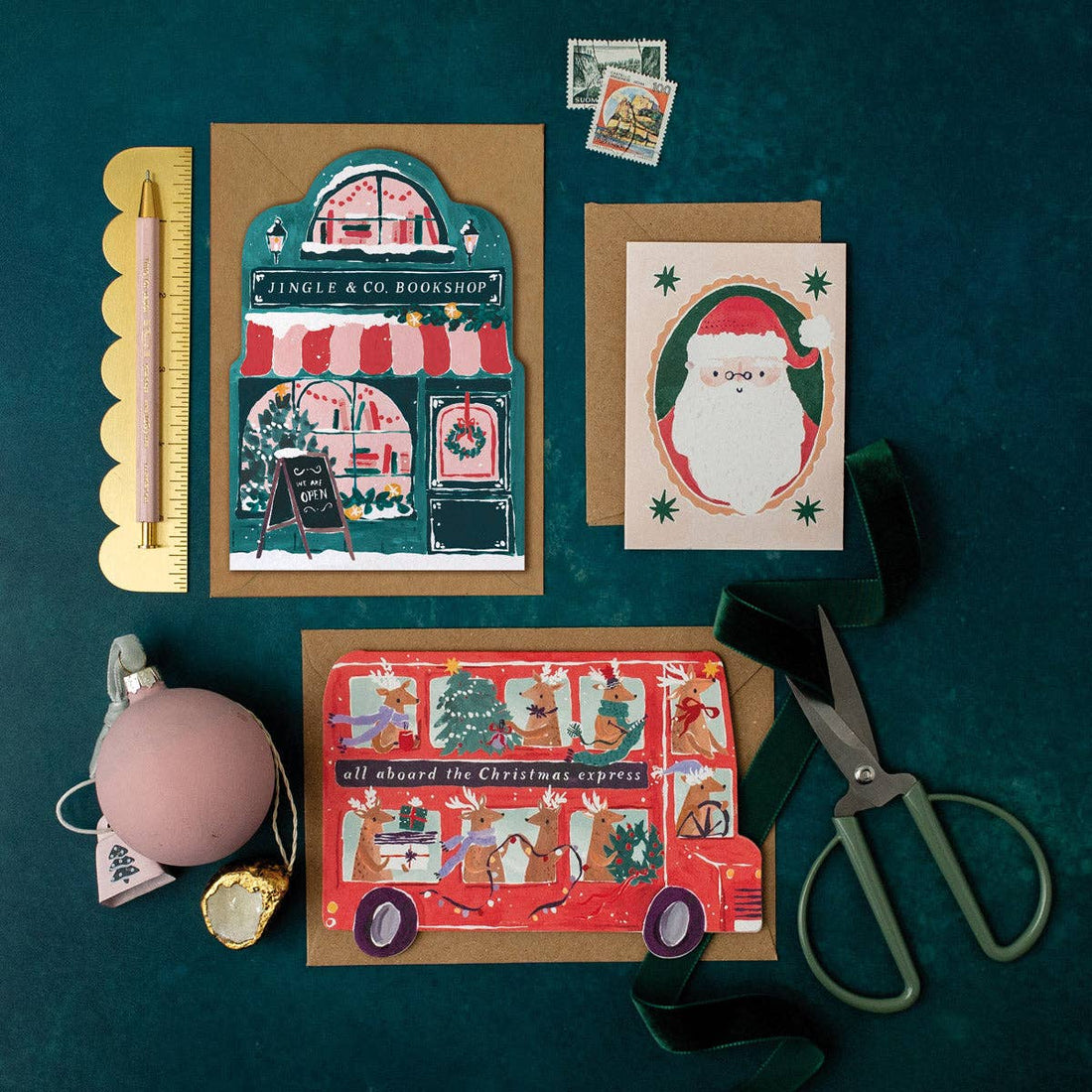 Boekwinkel Kerstkaart | Feestdagenkaarten | Kerst 2026