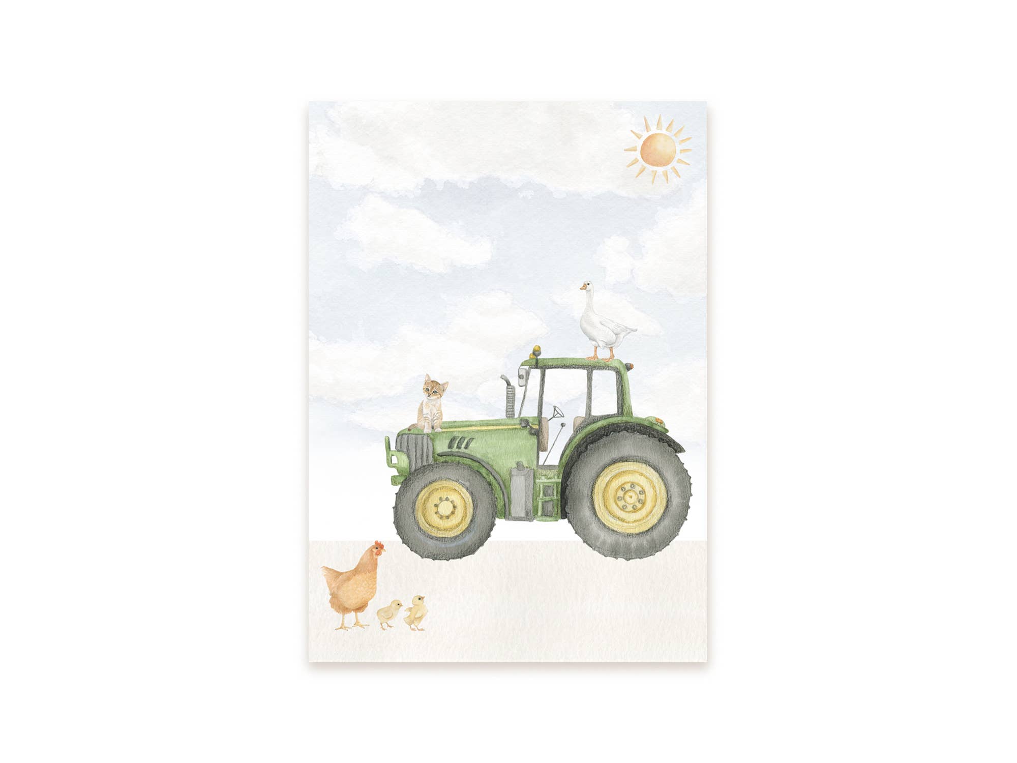 Ansichtkaart tractor | Kaart Appeloogje
