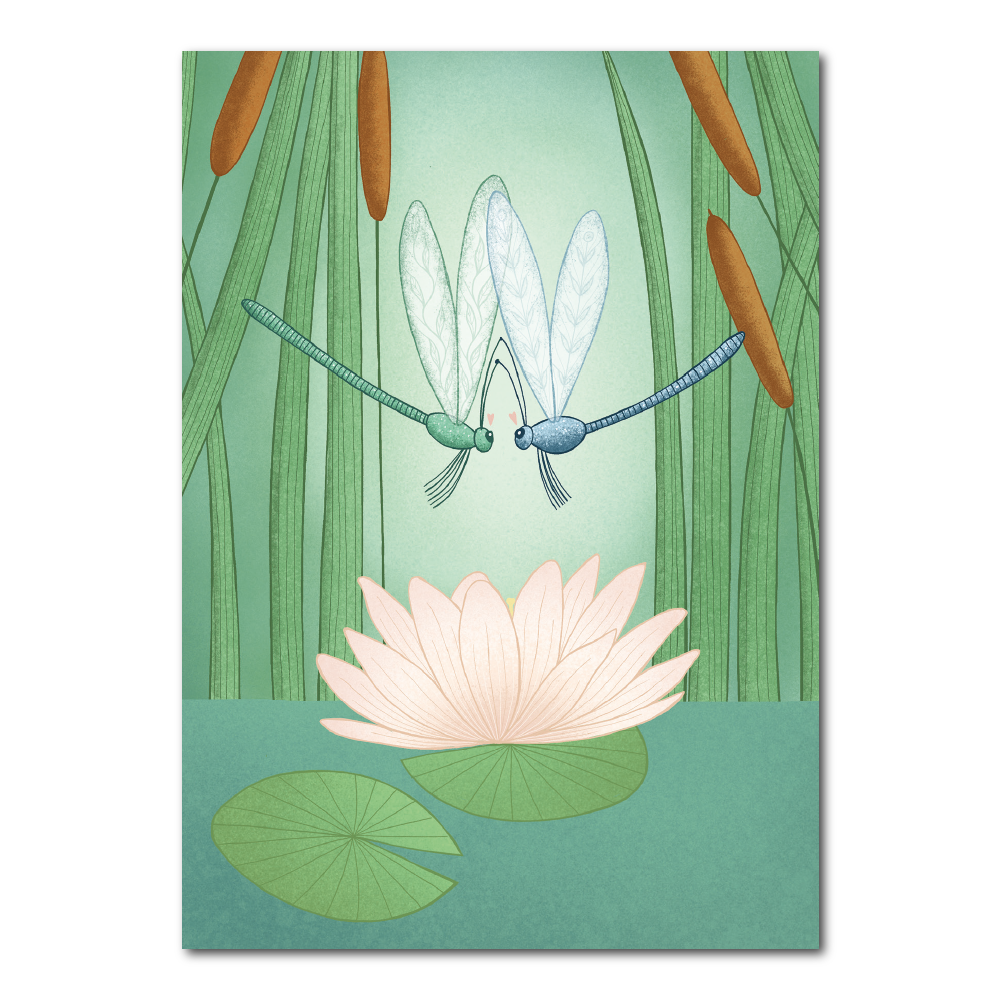 Libellen liefde | Kaart