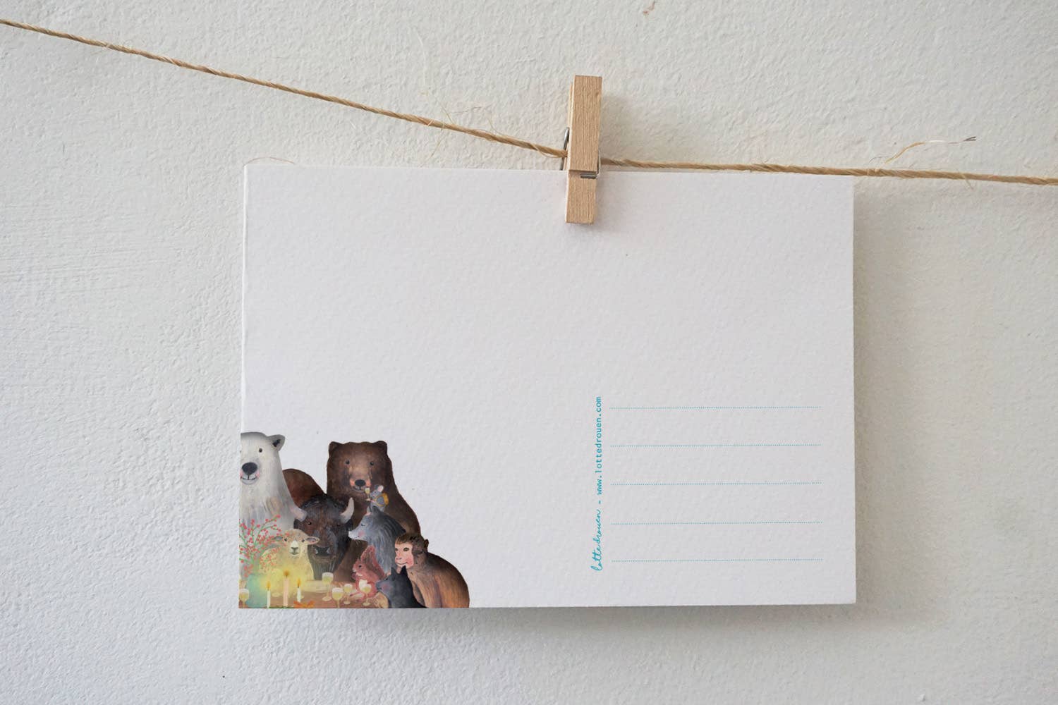 Kaart Gezamelijk eten | Kaart Lotte Drouen