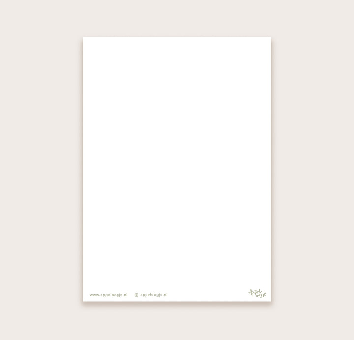 Ansichtkaart boeket klaprozen, narcissen en blauwe druif | Kaart Appeloogje