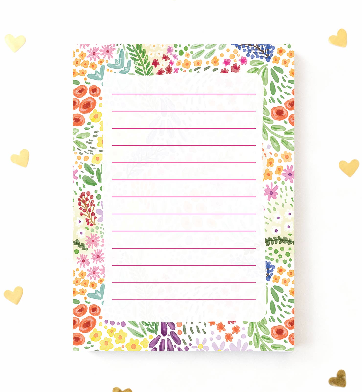 Notitieblok A6 bloemen watercolor blooming patroon lente