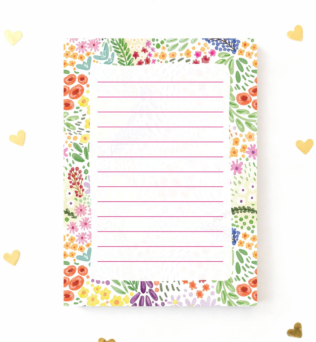Notitieblok A6 bloemen watercolor blooming patroon lente