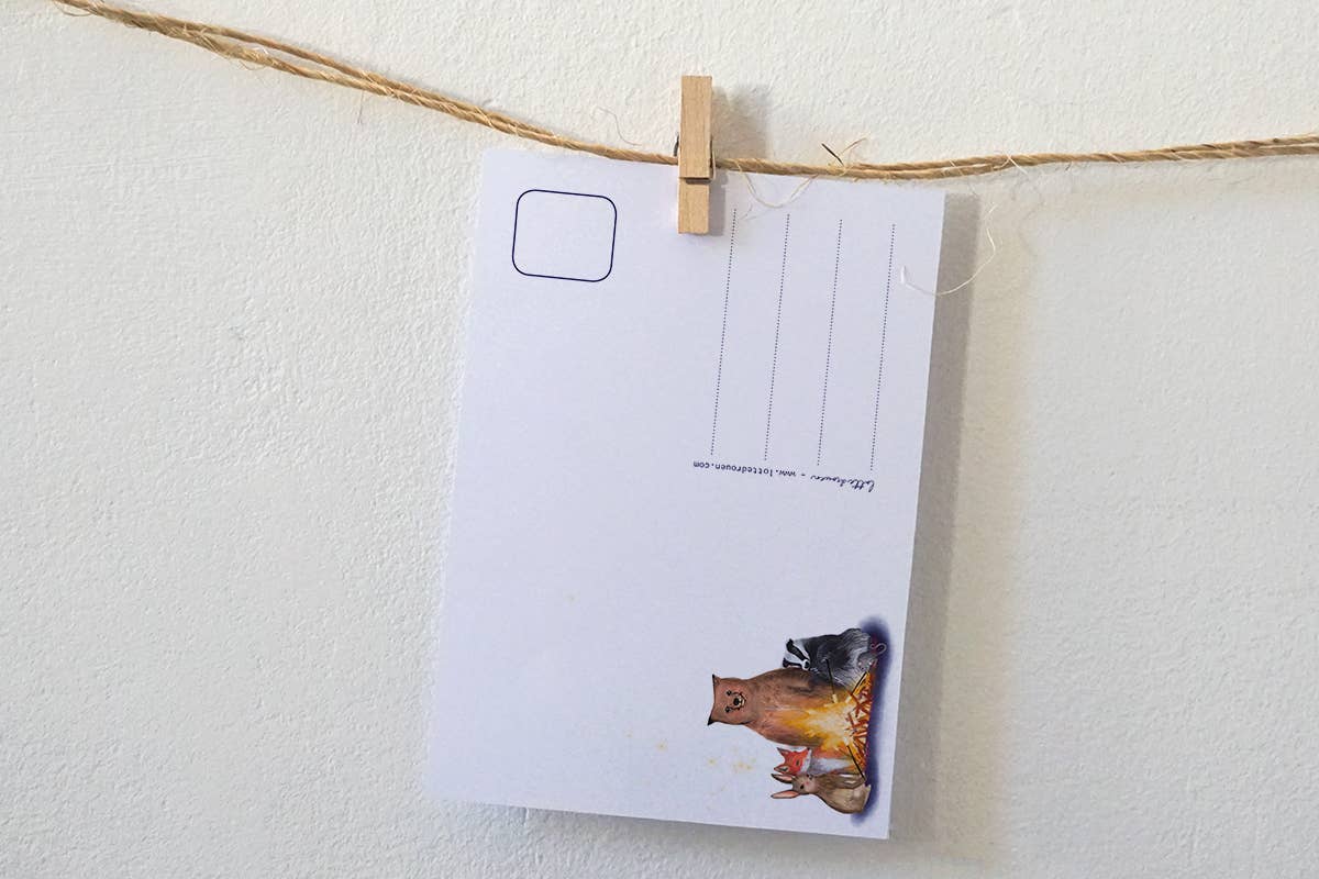 Kaart Kamperen | Kaart Lotte Drouen