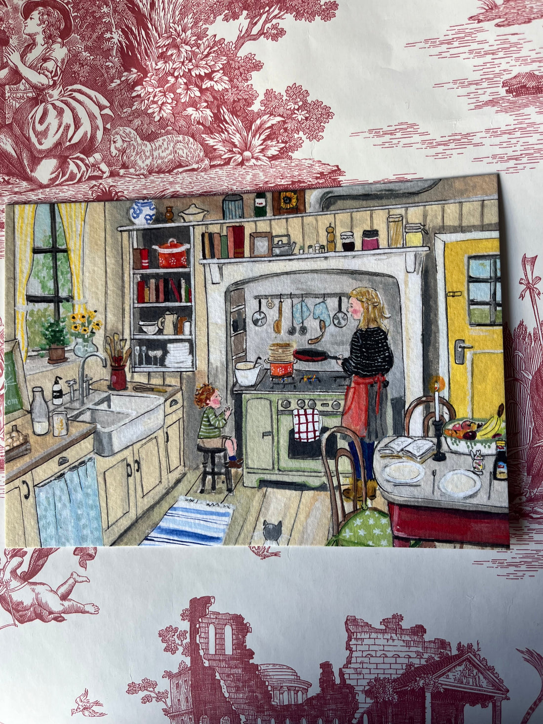 Pannenkoeken bakken | Kaart Gwen van Knippenberg