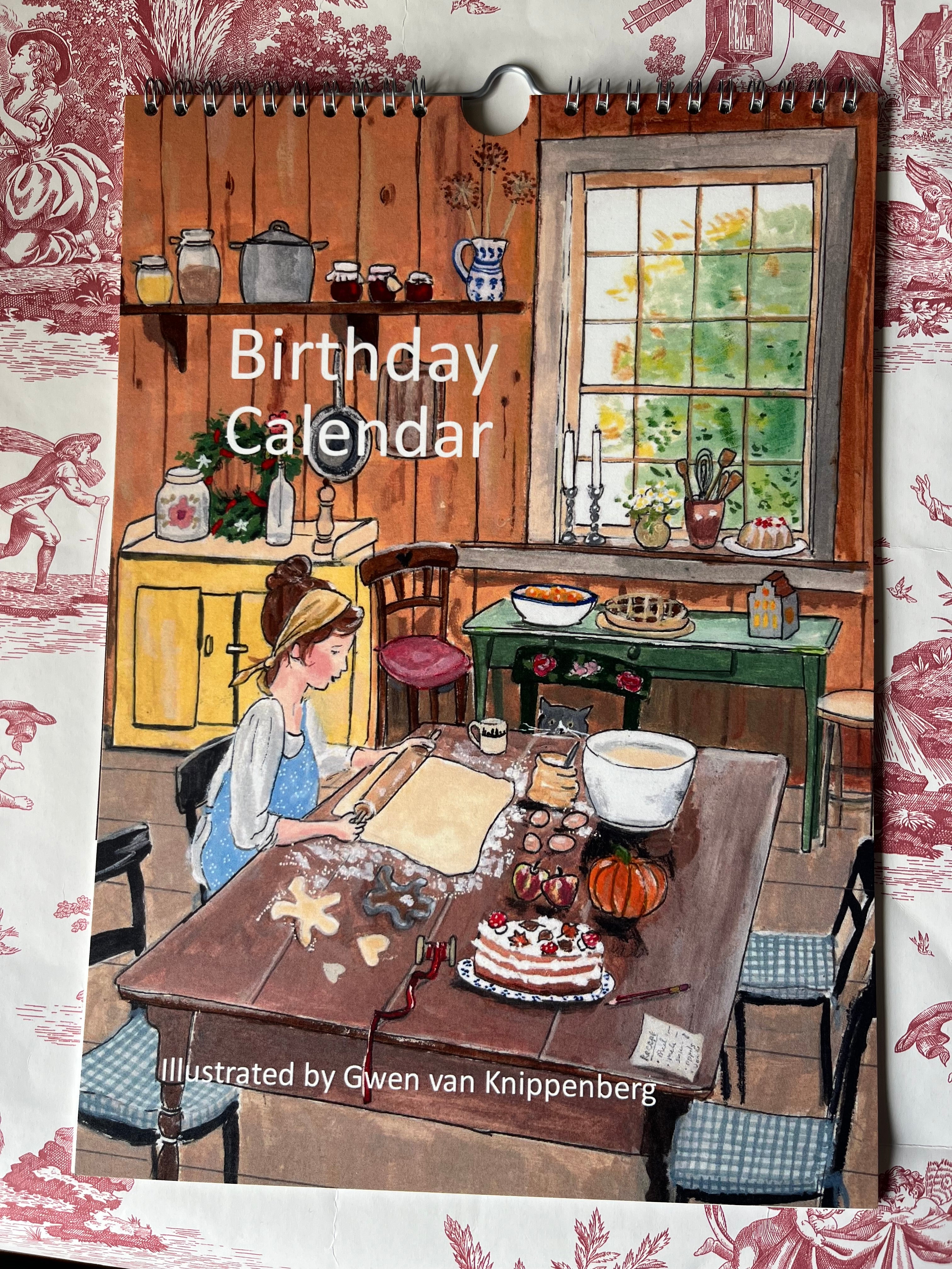 Verjaardagskalender | Verjaardagskalender Gwen van Knippenberg