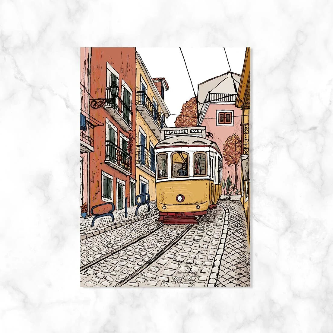 Tram Lissabon | Kaart Kaartstudio