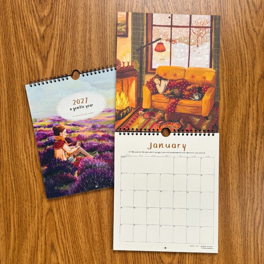 A Gentle Year 2027 | Jaarkalender 2027 Esther Bennink