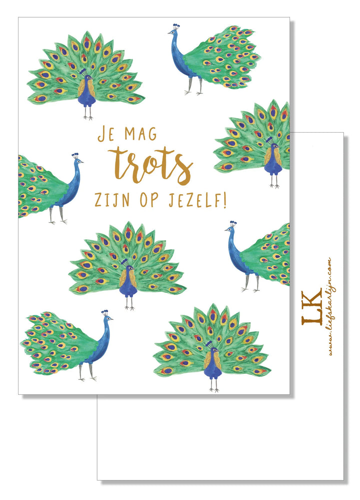 Je mag trots op jezelf zijn | Kaart LiefsKarlijn