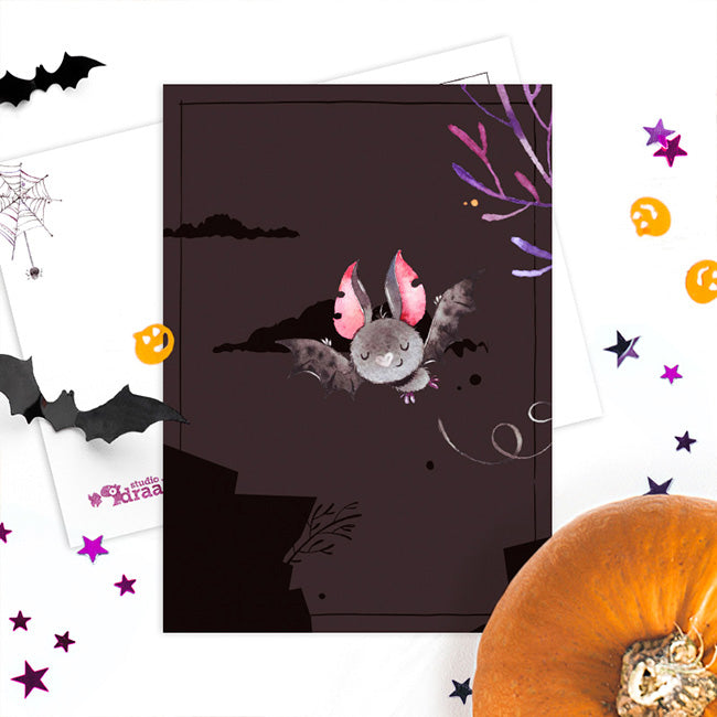 ‘Hallo Halloween’ fladderen | Kaart Studio Draak