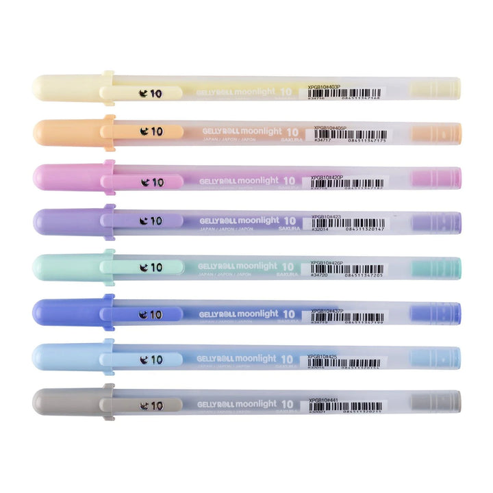 Gelly Roll Gel Pen Moonlight Pastel 8st. | Gelly Roll Sakura