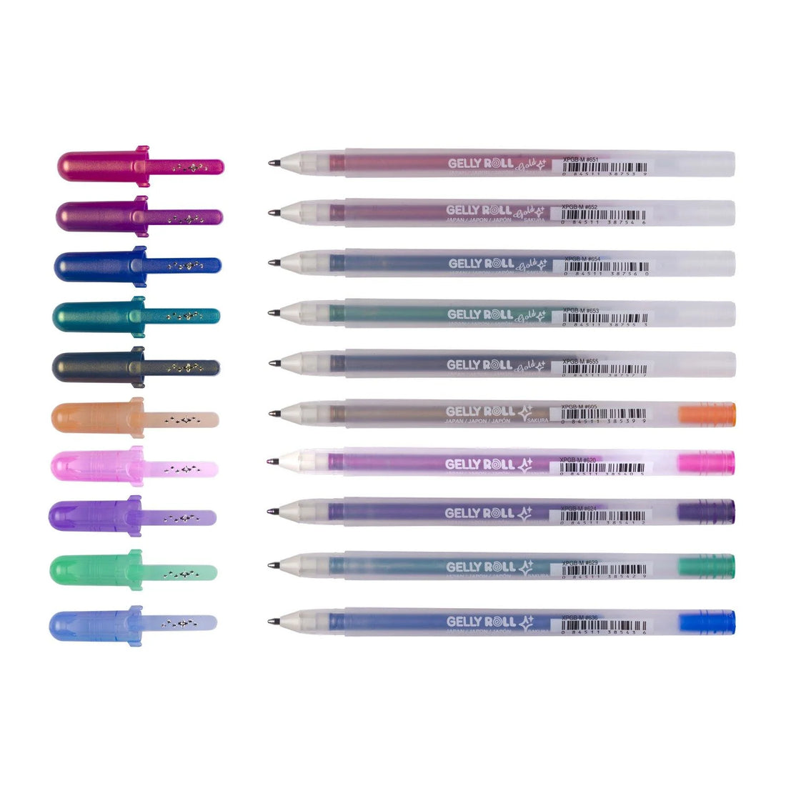 Gelly Roll Gel Pen Gold & Silver Shadow Set | Gelly Roll Sakura