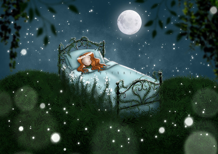 118 - Moonlight | Kaart Ila Illustrations
