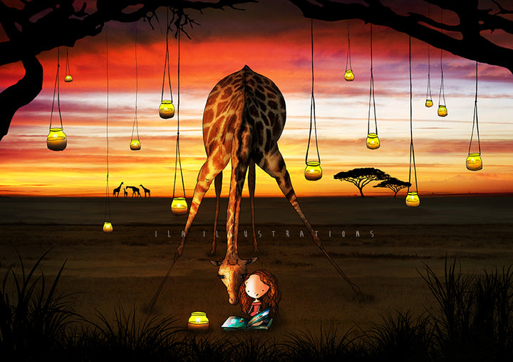 114 - Giraffes | Kaart Ila Illustrations