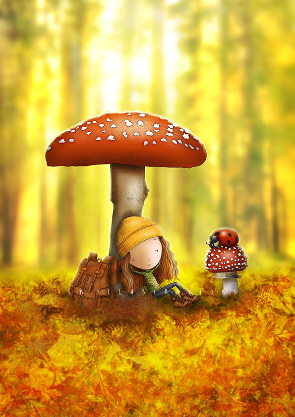 084 - Forest Friends | Kaart Ila Illustrations