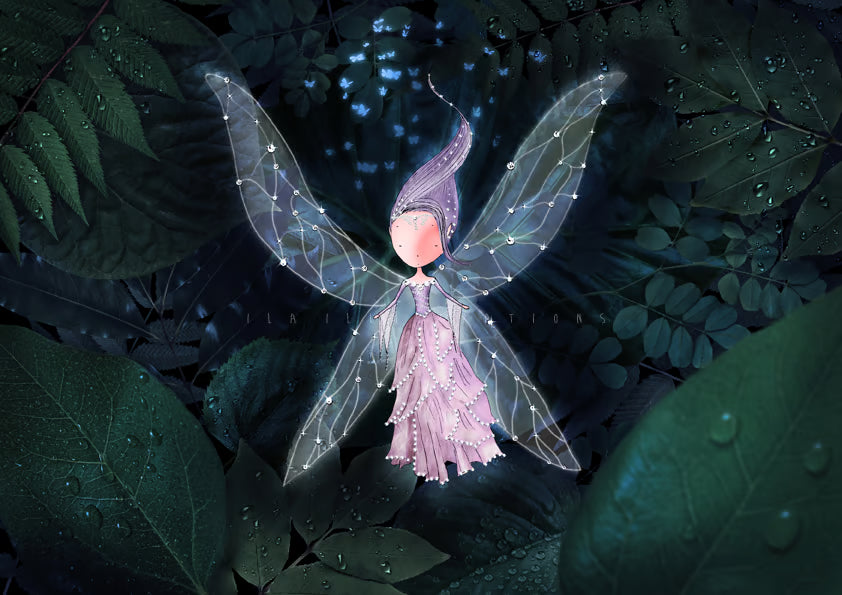 034 - Dew Fairy | Kaart Ila Illustrations