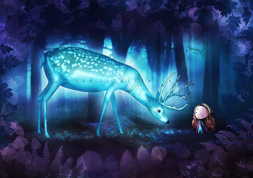 012 - Guardian of the Forest | Kaart Ila Illustrations