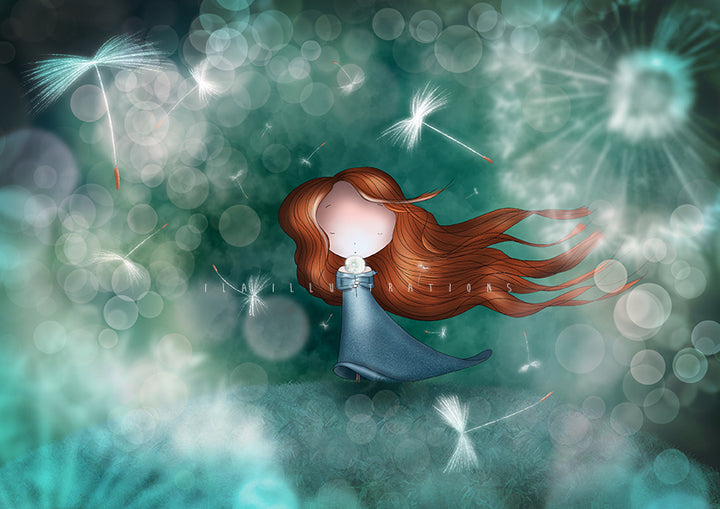 009 - Dandelion | Kaart Ila Illustrations