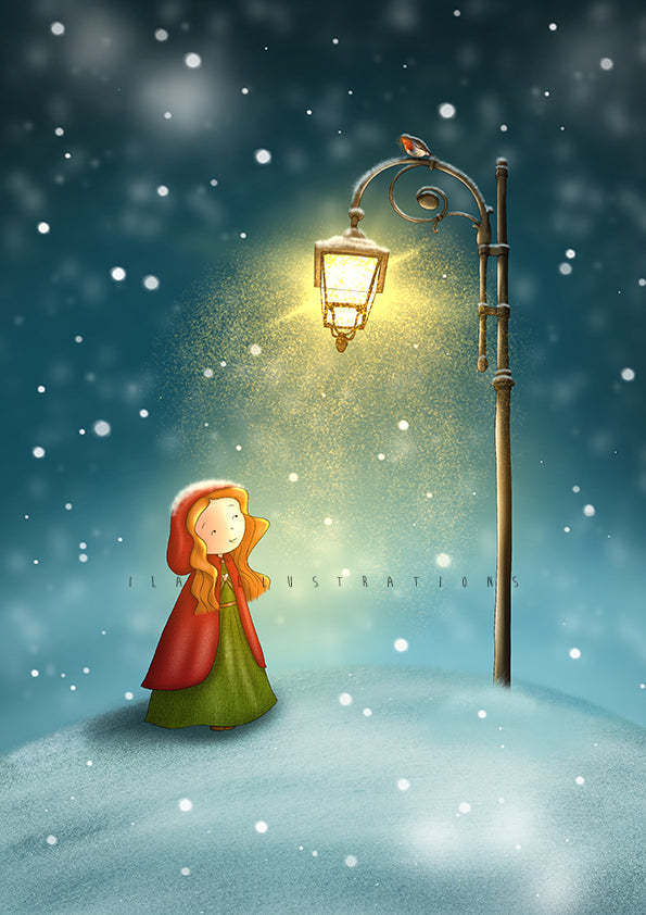 PRE-ORDER 175 - Night Lantern| Kaart Ila Illustrations
