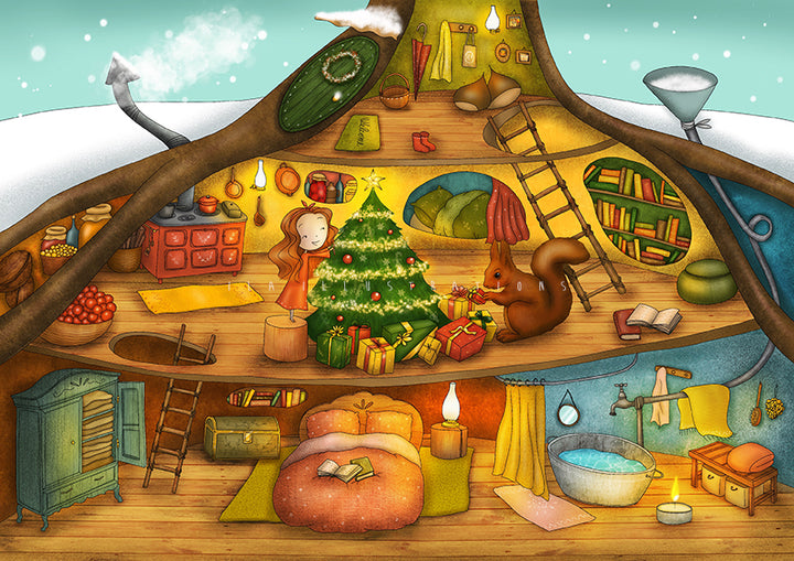 PRE-ORDER 176 - Christmas Home | Kaart Ila Illustrations