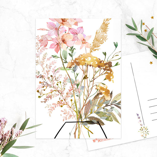 ‘Bosje bloemen’ groot | Kaart Studio Draak