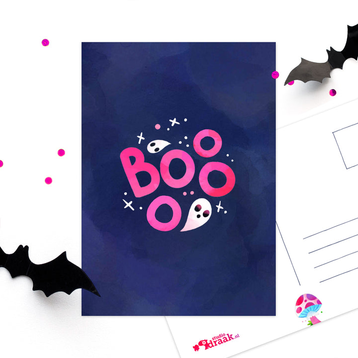 ‘Spooky Halloween’ boooo | Kaart Studio Draak