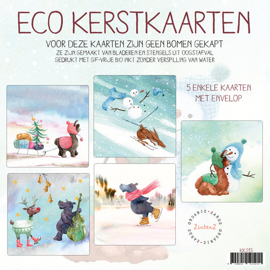 Kerstkaarten set: Winter Wonderland | Kaartenbundel Zintenz