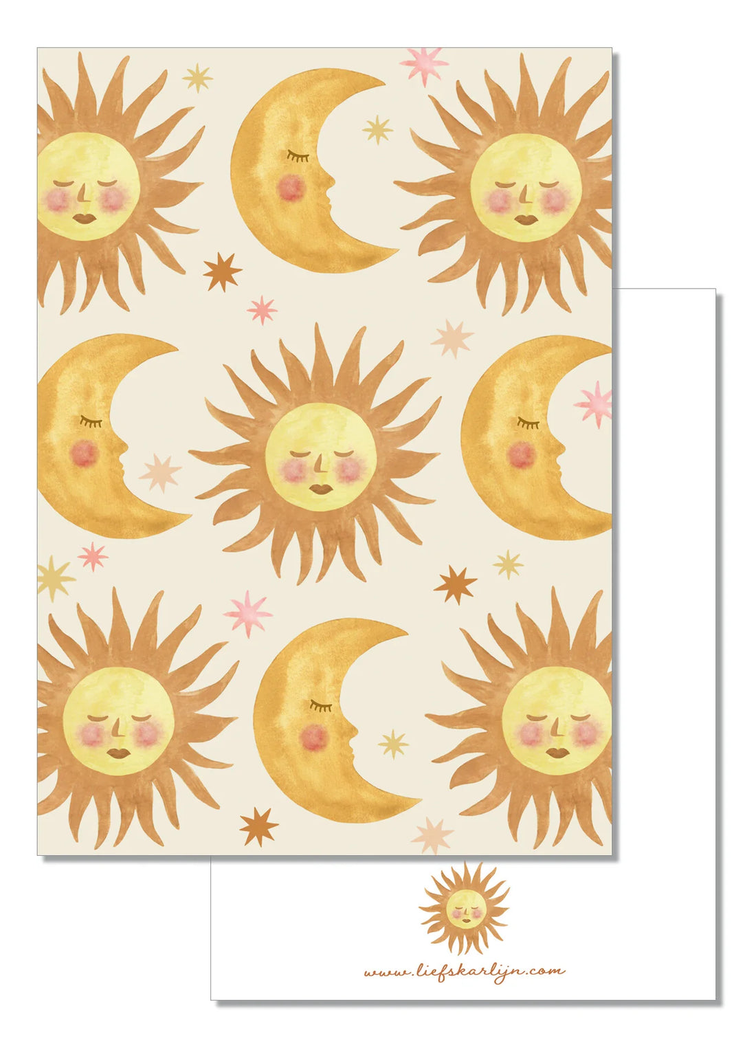 Zon en Maan | Kaart LiefsKarlijn