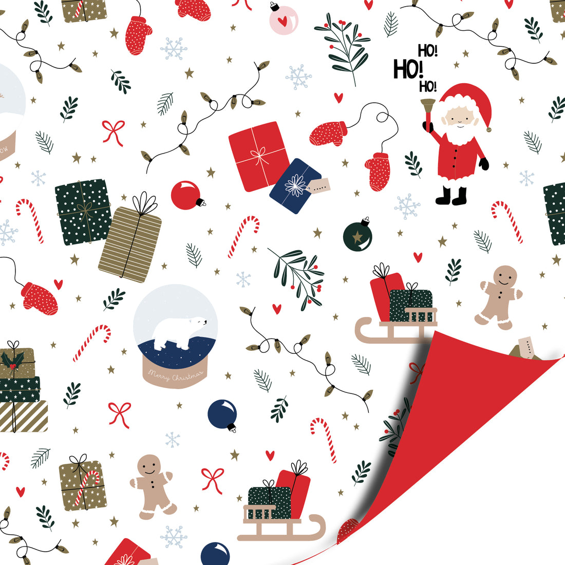 Vrolijk Kerstfeest | Cadeaupapier 3mtr