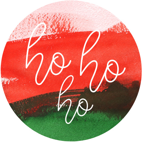 Ho ho ho| Sluitstickers 10st.