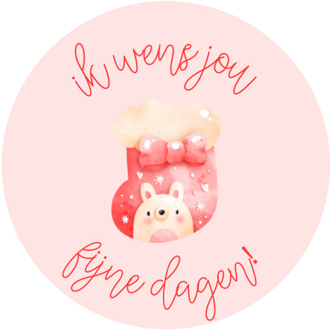 Ik wens jou fijne dagen!| Sluitstickers 10st.