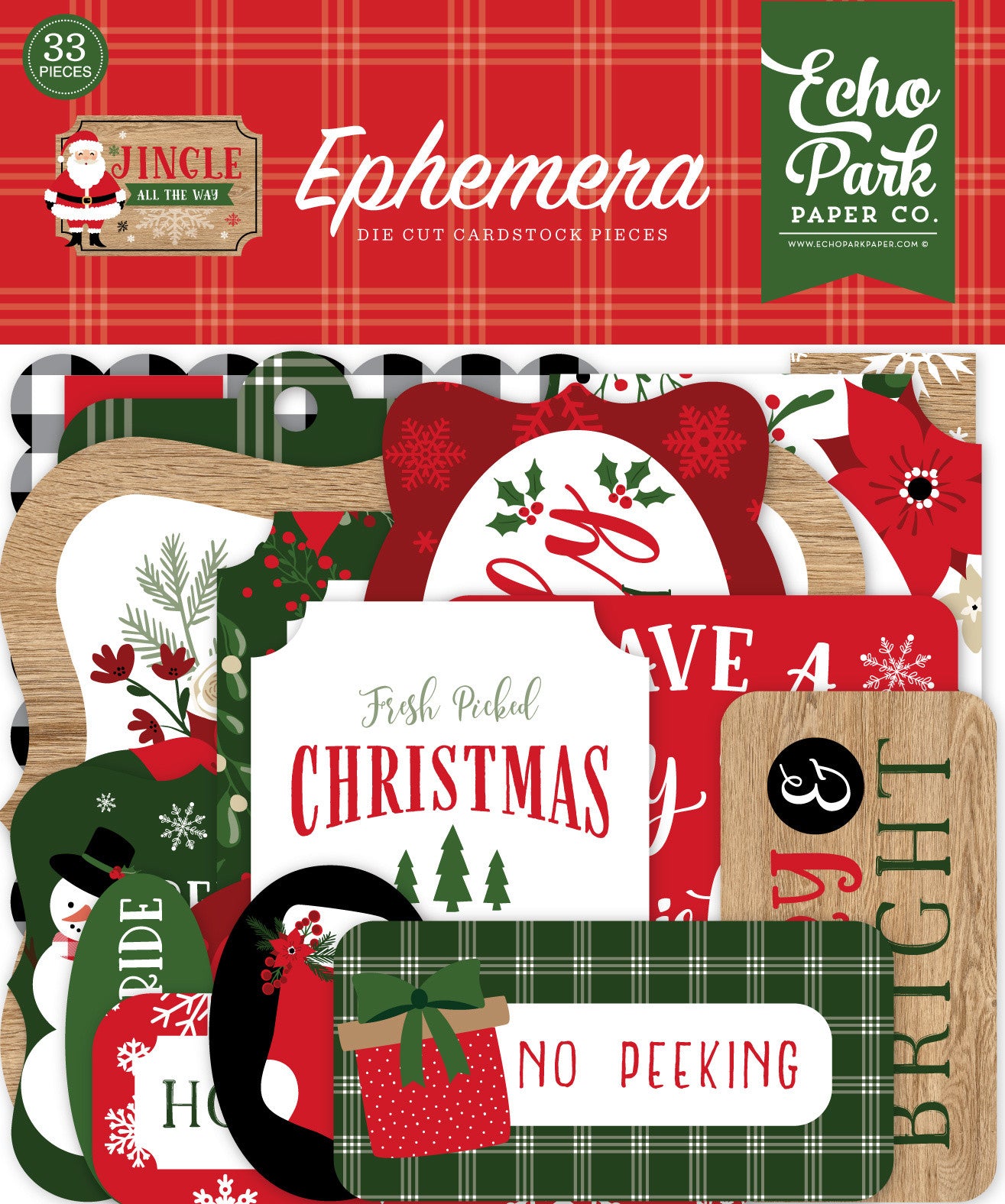 Echo Park Jingle All The Way Ephemera (JIN252024)
