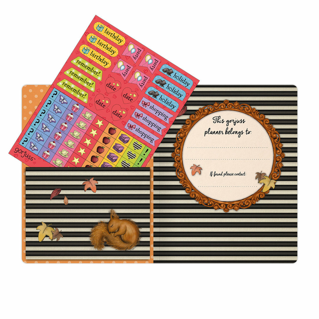 Gorjuss Daily Planner Autumn Leaves (975GJ02)