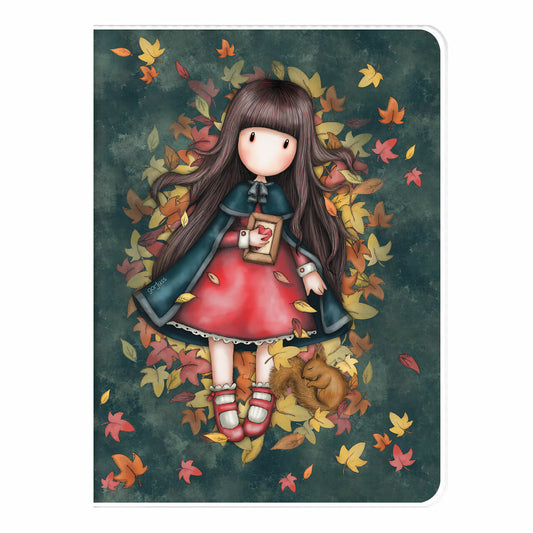 Gorjuss Notebook A4 PVC Cover Autumn Leaves (1033GJ01)