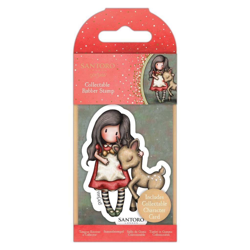 Gorjuss Collectable Mini Rubber Stamp No.79 Oh Deer (GOR 907344)