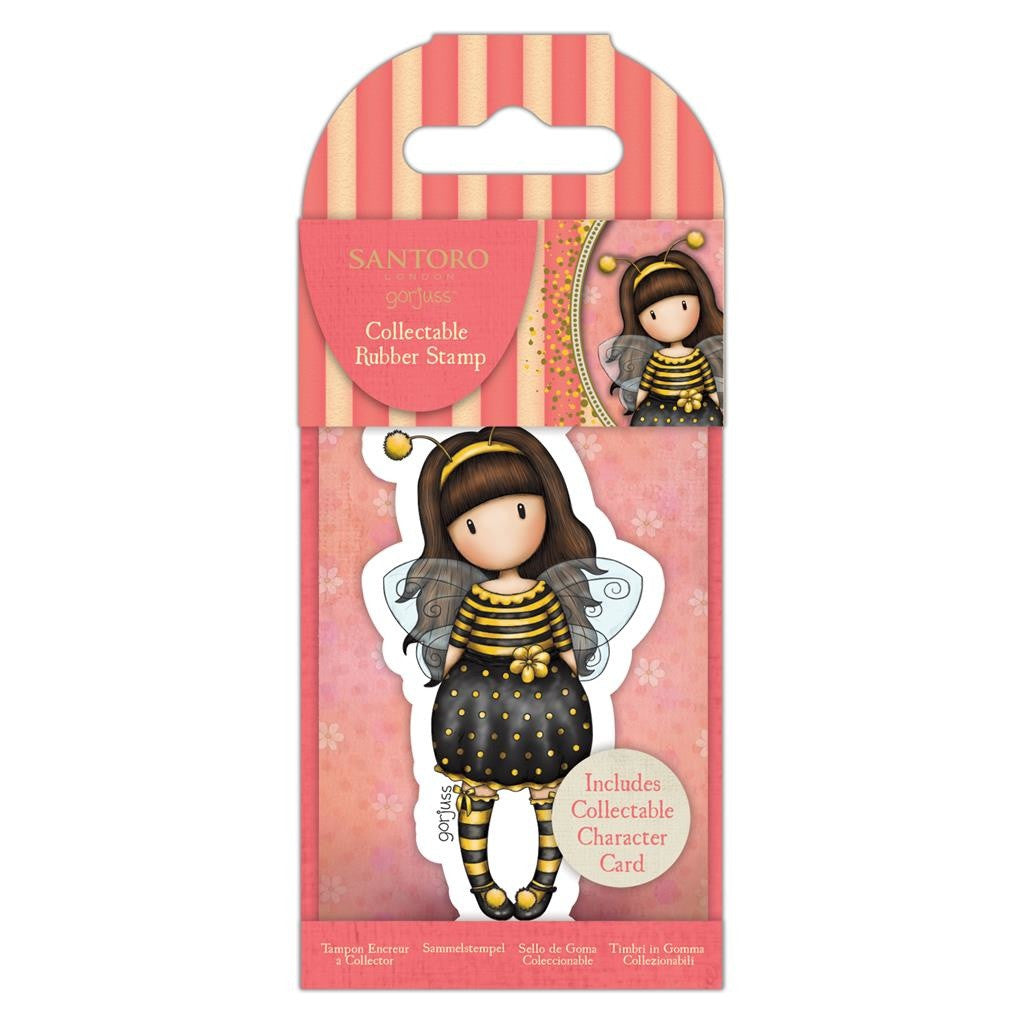 Gorjuss Collectable Mini Rubber Stamp No.66 Bee-Loved (GOR 907331)